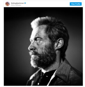 Logan beard Hugh Jackman