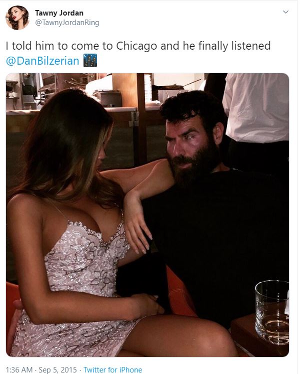 Dan Bilzerian with Tawny Jordan