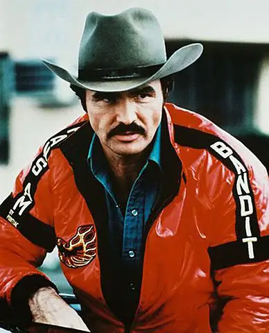 Burt Reynolds with mustache