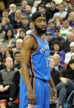 James Harden's beard at Oklahoma Thunder