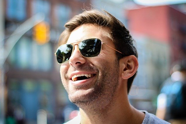 man with heavy stubble for his beard