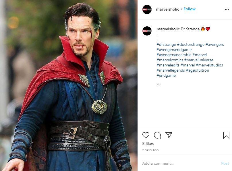 Dr Strange goatee beard