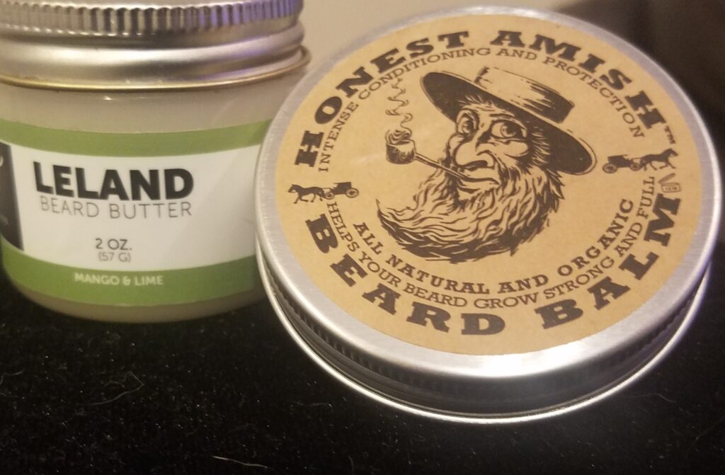 Beard butter by Detroit Grooming and Honest Amish