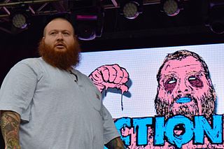 Rapper Action Bronson with a beard