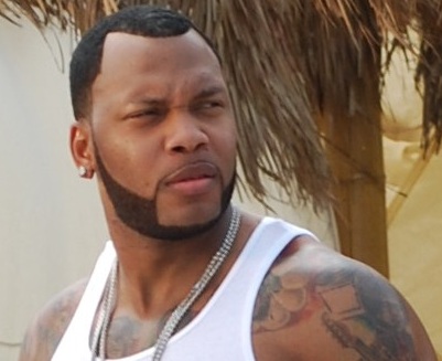 Rapper Flo Rida with beard