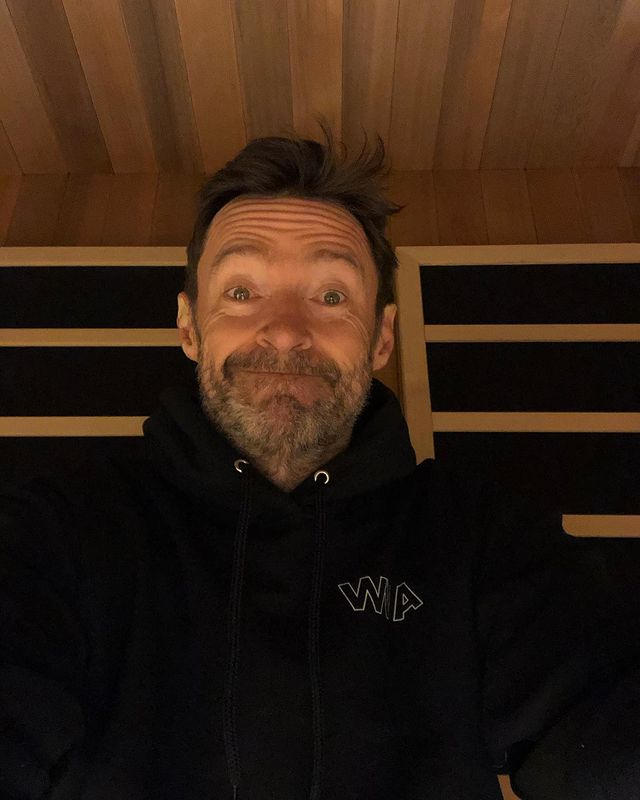 Hugh Jackman with beard