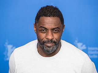 Idris Elba with a beard