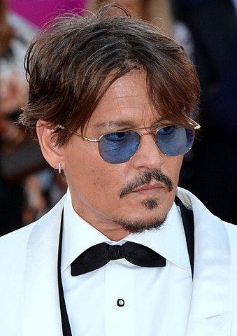 Johnny Depp with a goatee