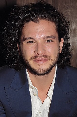 Kit Harrington with facial hair