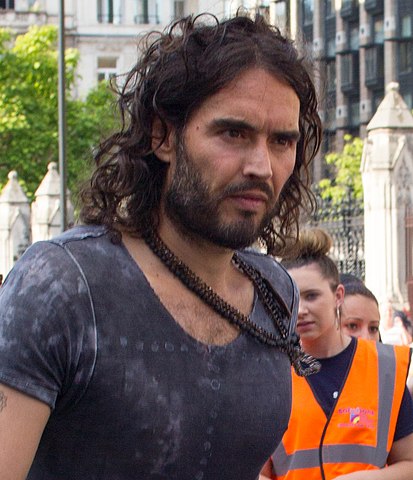 Russell Brand with a beard