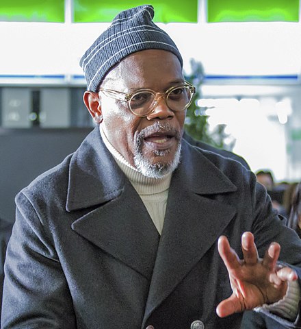 Samuel L Jackson with goatee beard