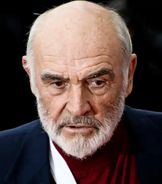 Sean Connery with a bald head