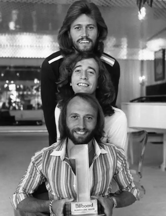 Bee Gees with beards 1977