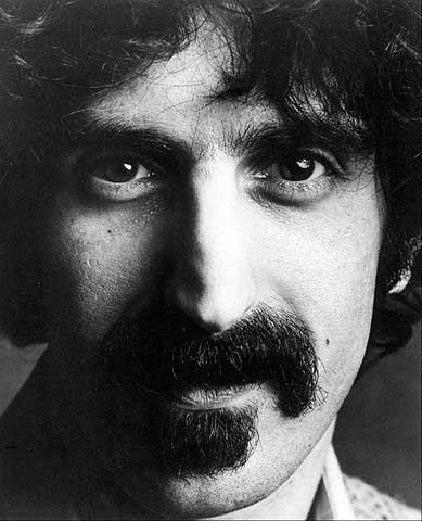 Frank Zappa with 70's mustache and soulpatch