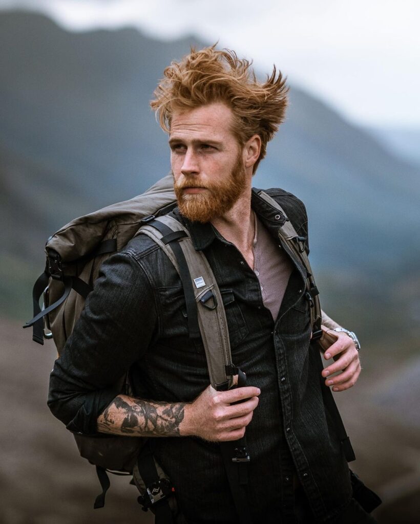 beard model Gwilym Pugh