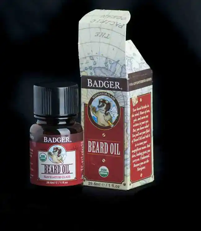 bottle of beard oil