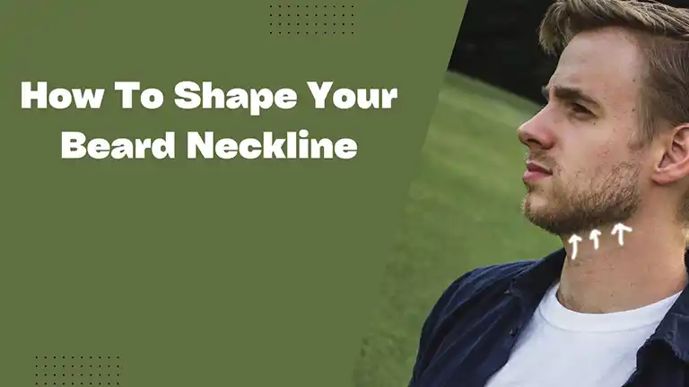 how to shape a beard neckline