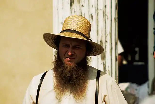 Amish man with beard