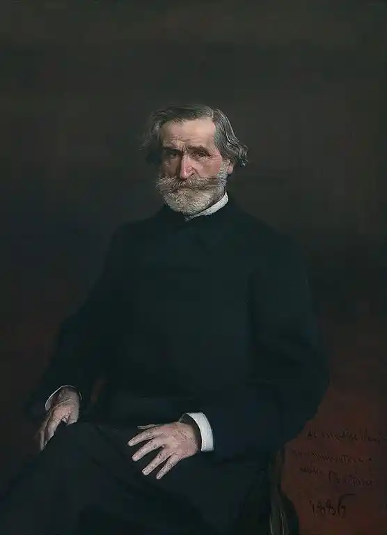 Giuseppe Verdi with a beard